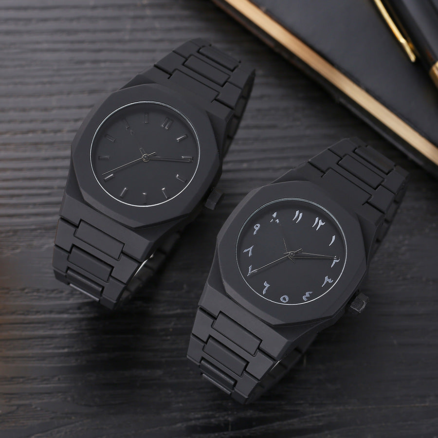 2025 Watch Men's Wristwatch Arabic Numeral Dial Plastic Men's Quartz Watch Women's Watch Wholesale Quartz Watch Wristwatch