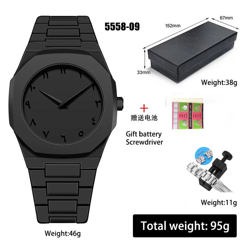 2025 Watch Men's Wristwatch Arabic Numeral Dial Plastic Men's Quartz Watch Women's Watch Wholesale Quartz Watch Wristwatch