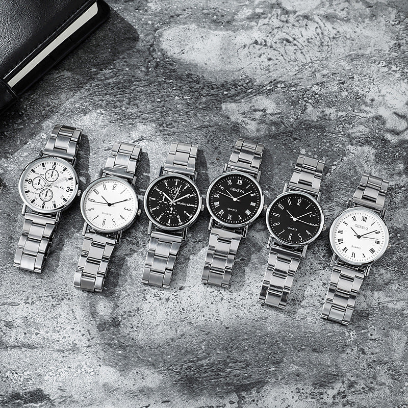 MCYKCY Factory Direct Men's Watch Gift Watch Wholesale watch Simple Steel Band Quartz Men's Watch