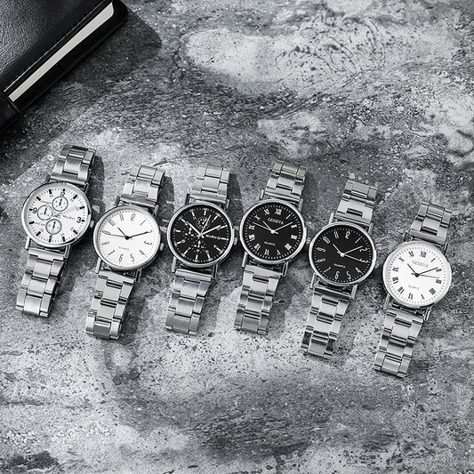 MCYKCY Factory Direct Men's Watch Gift Watch Wholesale watch Simple Steel Band Quartz Men's Watch