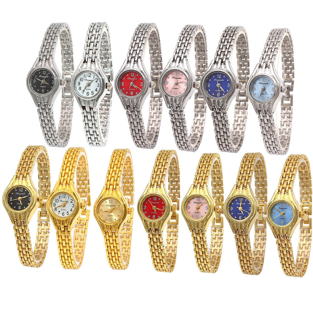 chaoyada2024 Hot Full Love Pendant Bracelet Watch Golden All-match Creative Bracelet Light Luxury Exquisite Watch