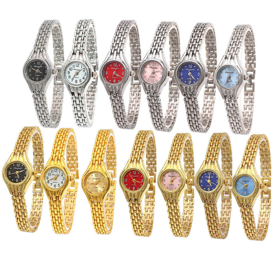 chaoyada2024 Hot Full Love Pendant Bracelet Watch Golden All-match Creative Bracelet Light Luxury Exquisite Watch