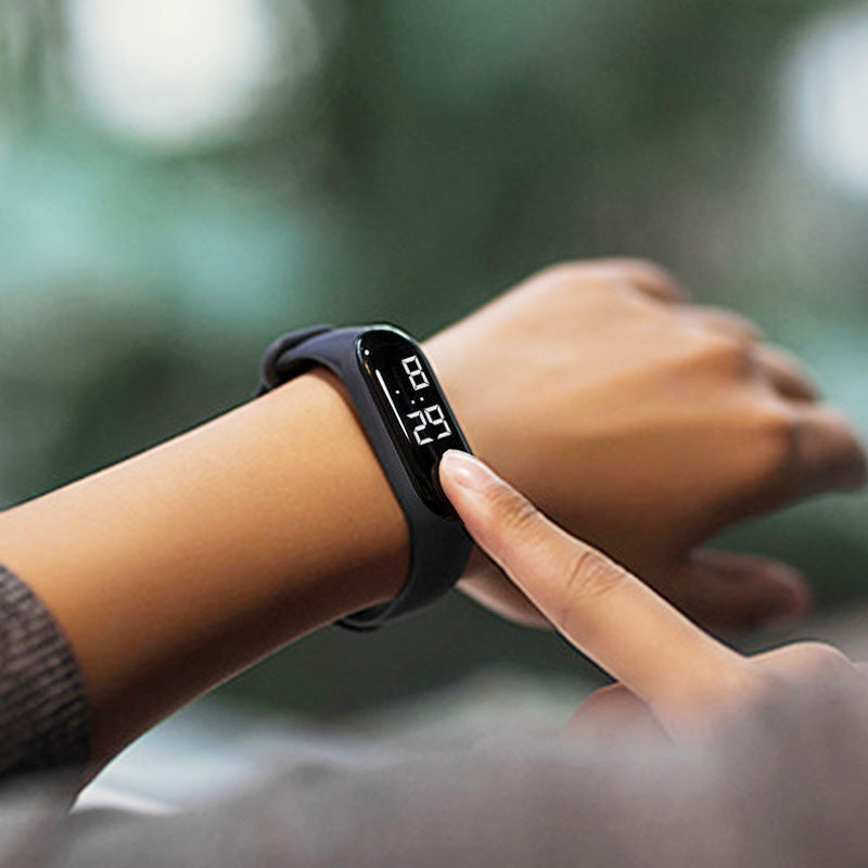 Electronic Watch Luminous Waterproof Handring Watch M3led Sports Couple Simple Fashion Children Youth Adult Watch