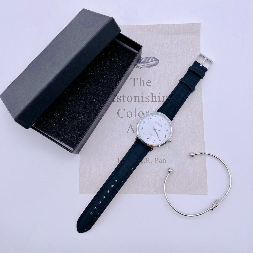 Exam-Specific Watch for Male and Female Middle School Students, Simple Silent Mechanical Trend, College Entrance Examination Electronic Quartz, Clear Numbers