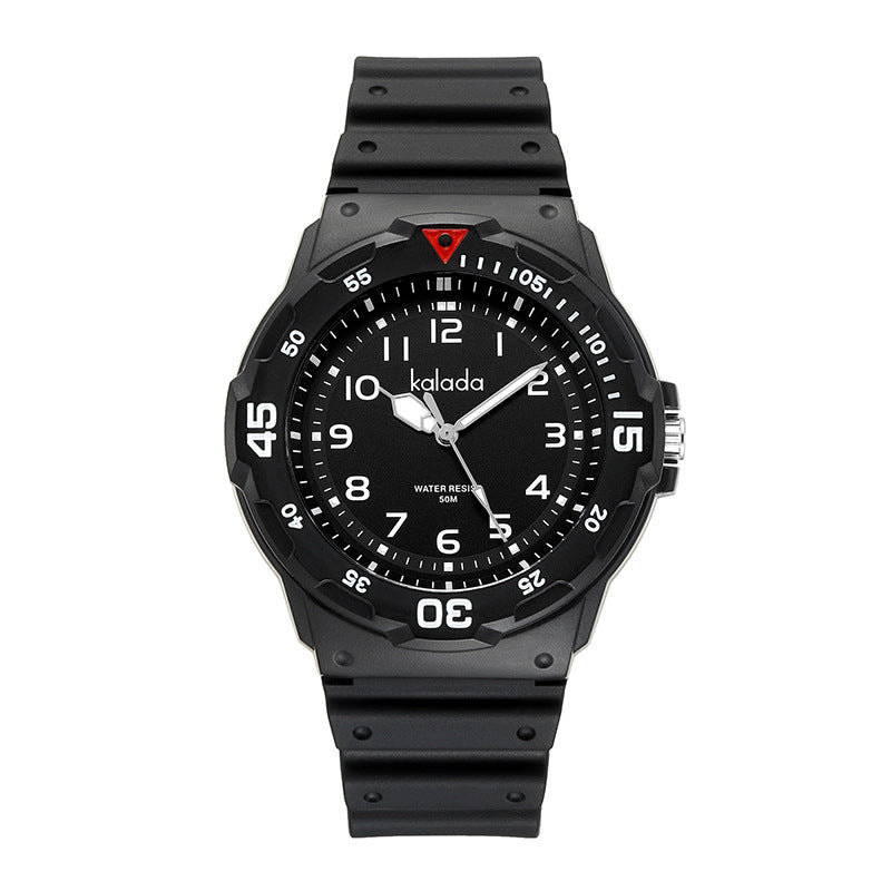 Trendy watches men's sports men's students waterproof anti-fall boys double calendar watch generation box link