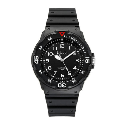 Trendy watches men's sports men's students waterproof anti-fall boys double calendar watch generation box link