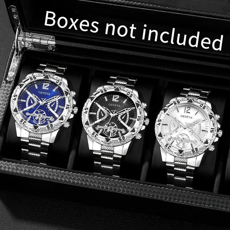 Business Men's Watch Men's genuine goods Volkswagen All-Non-Automatic Mechanical Watch Steel Band Men's Business Waterproof Quartz Wrist Watch