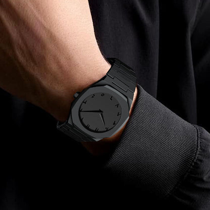 Watch Men's Popular Arabic Digital Middle East Hot Sale Black Matte Plastic Men's Watch Cross-Border Quartz Watch