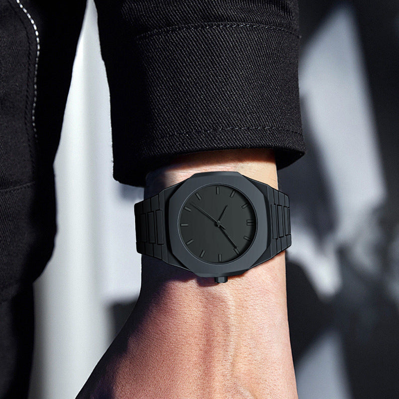 Watch Men's Popular Arabic Digital Middle East Hot Sale Black Matte Plastic Men's Watch Cross-Border Quartz Watch