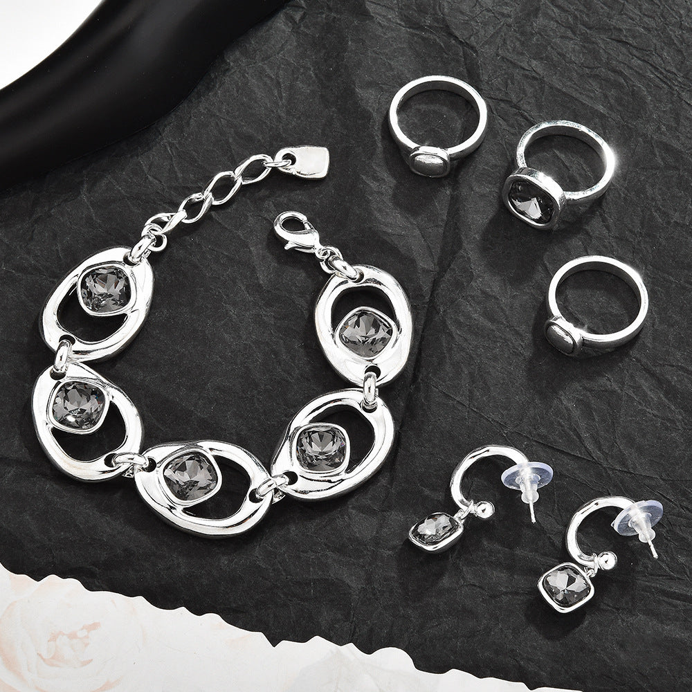 European and American Cross-Border Popular Spanish Style Exquisite Retro Bracelets, Rings, Earrings, Jewelry, Niche Style, Non-Colliding Style