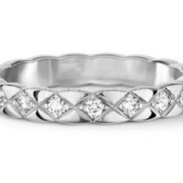 European and American Cross-Border Fashion Wavy Edge Glossy Rhombus Cross Ring Women's Personalized High-End Index Finger Titanium Steel Ring