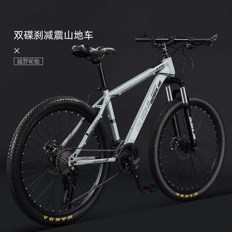 Mountain Bike Men and Women Adult Commuter Teenagers Variable Speed Student Shock Absorption off-Road Racing Bike Cross-Border