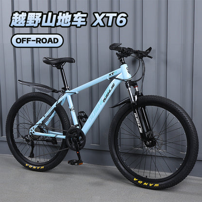 Mountain Bike Men and Women Adult Commuter Teenagers Variable Speed Student Shock Absorption off-Road Racing Bike Cross-Border