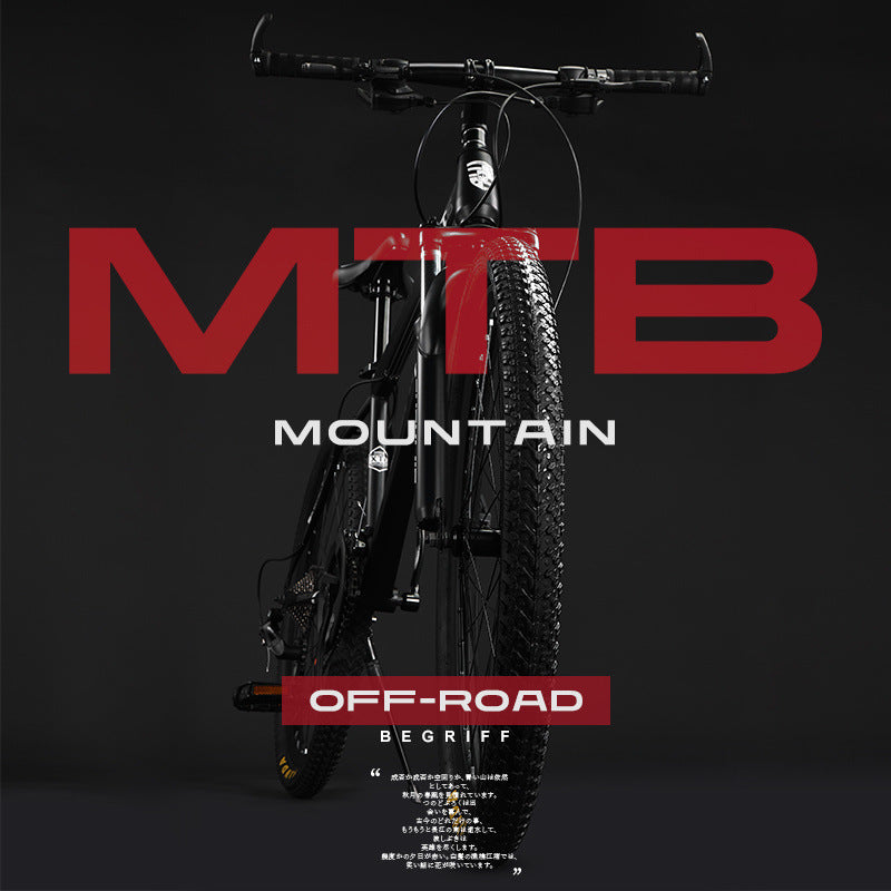 Mountain Bike Men and Women Adult Commuter Teenagers Variable Speed Student Shock Absorption off-Road Racing Bike Cross-Border