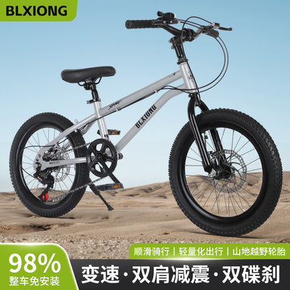 Mountain bike children's bicycle student car 18-20-22 inch road bike variable speed big boy mountain bike