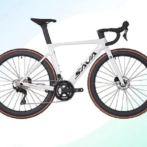 SAVA SAVA high-end full carbon fiber road bike 24-speed 7120 oil pressure disc brake ultra-light curved handle racing car