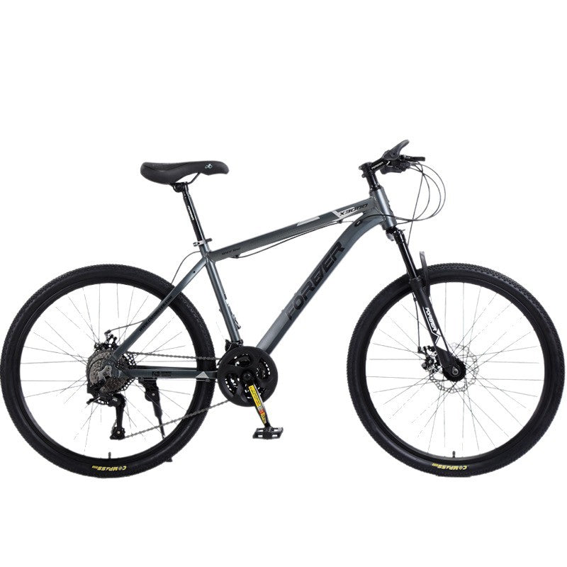 Permanent Aluminum Alloy Mountain Bike Youth Adult Student Bike Variable Speed Racing Shock Absorption Road Bike Commuting Men and Women