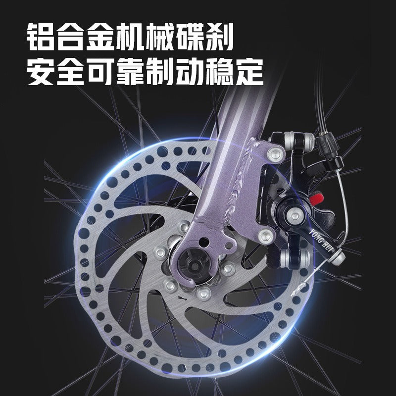 2025 Aluminum Alloy 24-Speed Youth Road Bike Adult Student Unisex Commuting Road Bike Bicycle