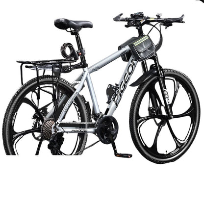 Flying Pigeon Aluminum Alloy Oil Brake Self-Propelled Mountain Bike Men's Middle School Student Adult Youth Variable Speed Damping Road Bike