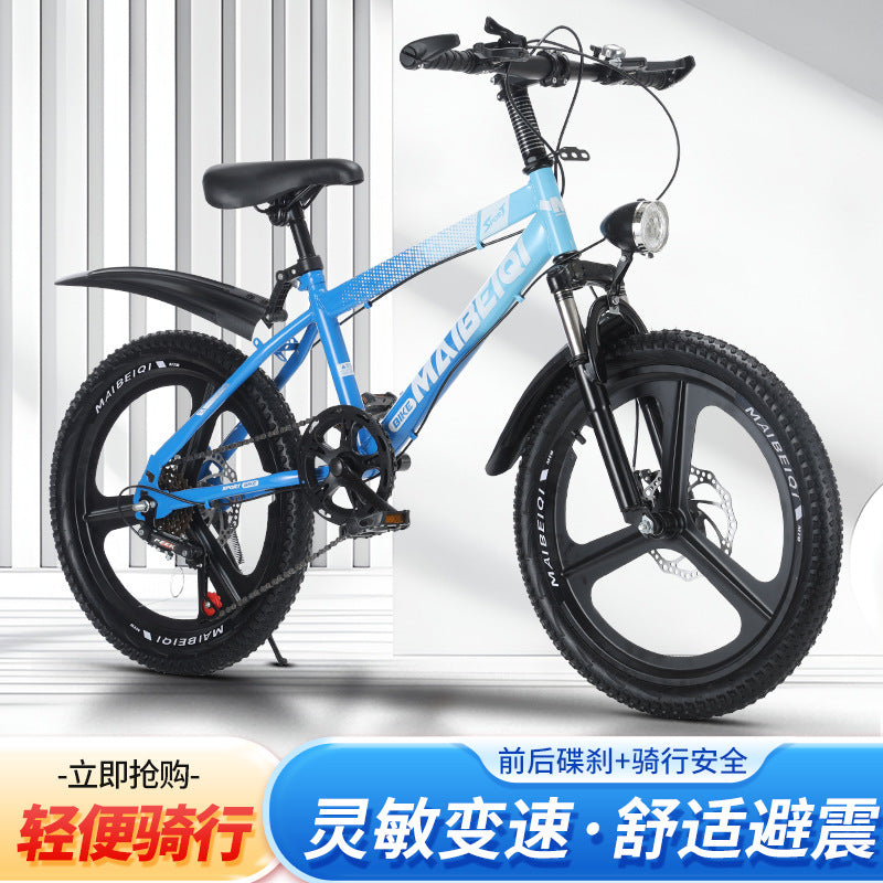 Children's Mountain Bike Primary and Secondary School Students Variable Speed Mountain Bike 8-14 Years Old Middle and Big Children Teenagers Outdoor Road Bike