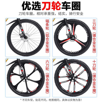 Shanghai Phoenix Brand Bicycle Mountain Bike Men's and Women's Variable Speed Shock-Absorbing Disc Brake Off-Road Adult Off-Road Road Scooter