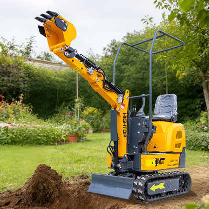 New Elevator Excavator Vineyard Greenhouse Excavator 0.6 Tons Micro-Digging Household Small Excavator