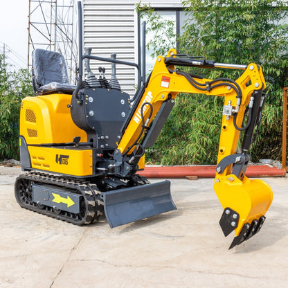 New Elevator Excavator Vineyard Greenhouse Excavator 0.6 Tons Micro-Digging Household Small Excavator