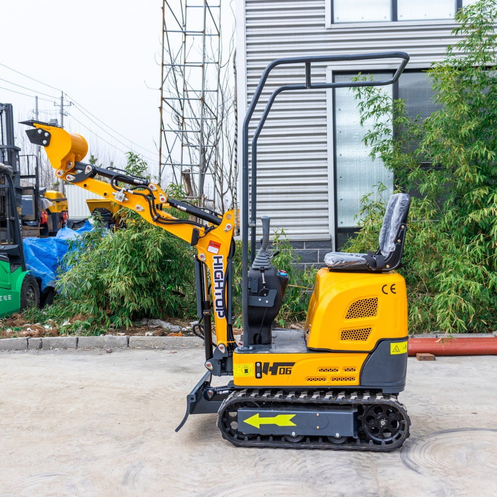 New Elevator Excavator Vineyard Greenhouse Excavator 0.6 Tons Micro-Digging Household Small Excavator