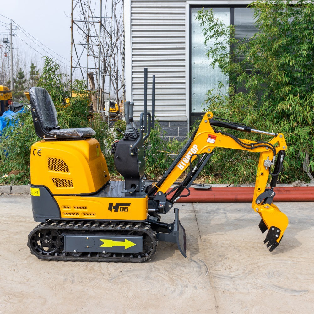 New Elevator Excavator Vineyard Greenhouse Excavator 0.6 Tons Micro-Digging Household Small Excavator