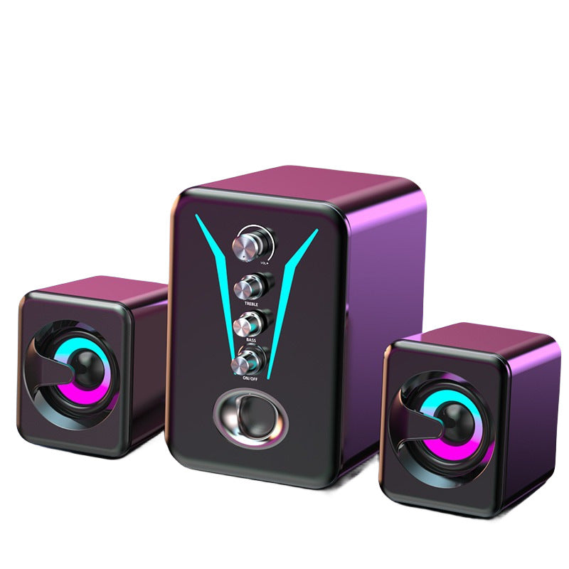 Computer Speaker Desktop Notebook High Sound Quality Large Volume Heavy Subwoofer Wired Connection Mobile Phone Small Home