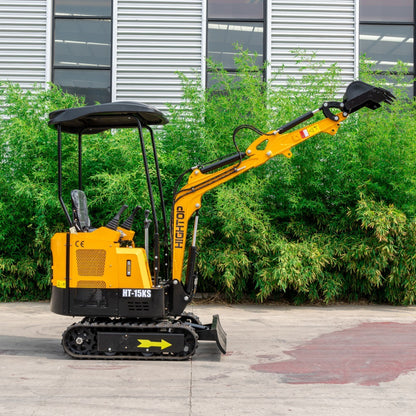 Foreign Trade Export Ht15 Orchard Agricultural Small Excavator Crawler Excavator