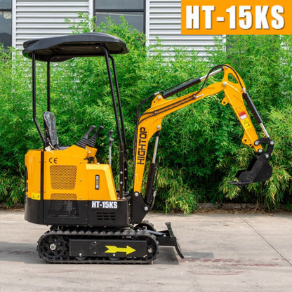 Foreign Trade Export Ht15 Orchard Agricultural Small Excavator Crawler Excavator