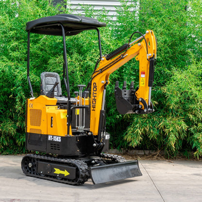 Foreign Trade Export Ht15 Orchard Agricultural Small Excavator Crawler Excavator