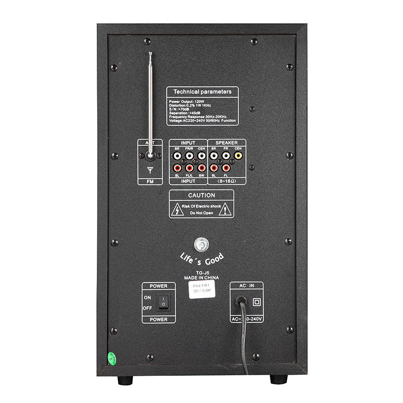 Sound Column Type 5.1 Multimedia Bluetooth Subwoofer Home Theater Fm Audio Remote Control English Packaging Export Export