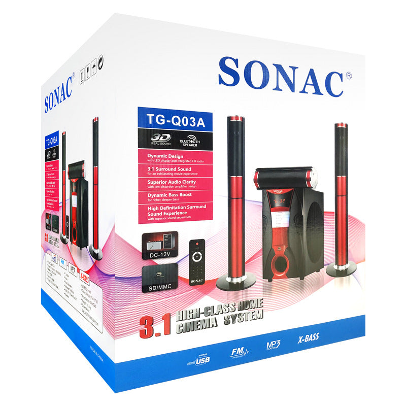 Audio Home Combination Audio Bluetooth Subwoofer Home Theater Karaoke Set Home Theater System