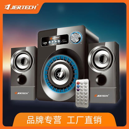 Desktop Computer Audio 3D Subwoofer Bluetooth Speaker Wired Desktop USB Small Power Amplifier Combination Audio