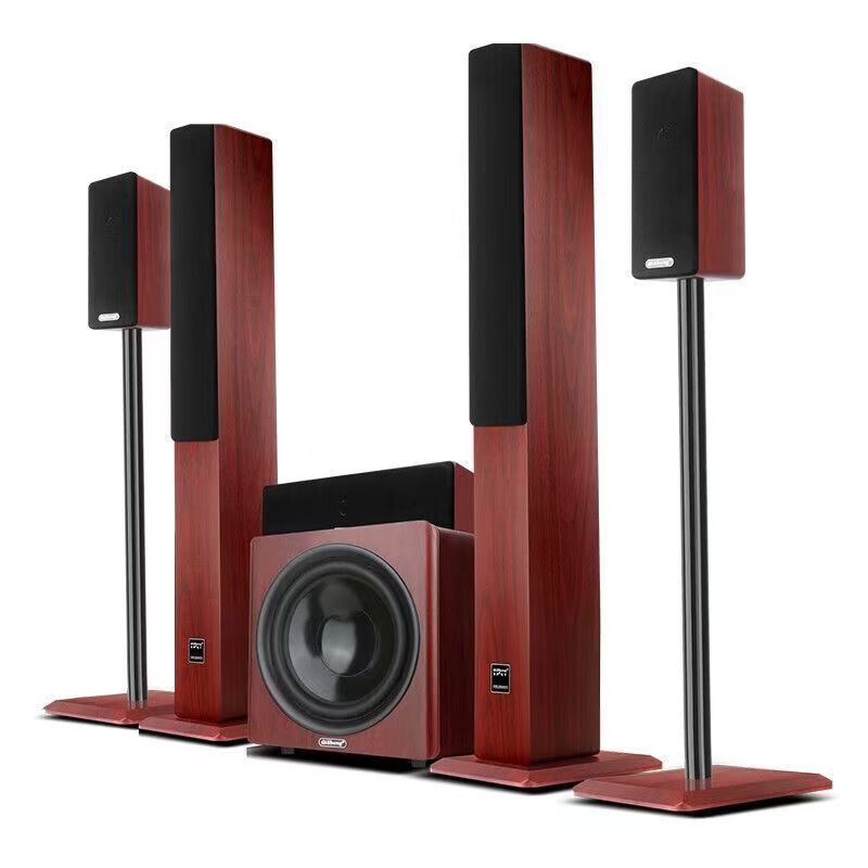 Qisheng 5.1 Home Theater Audio Subwoofer Combination Set Living Room TV Karaoke Audio Home KTV