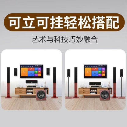 Qisheng 5.1 Home Theater Audio Subwoofer Combination Set Living Room TV Karaoke Audio Home KTV