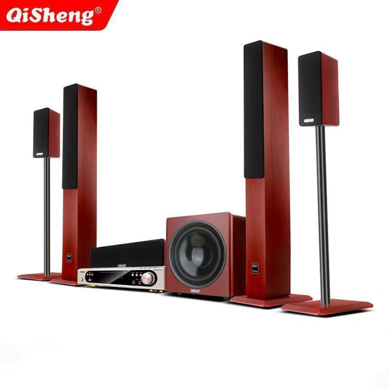 Qisheng 5.1 Home Theater Audio Subwoofer Combination Set Living Room TV Karaoke Audio Home KTV