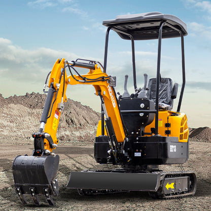 Foreign trade export HT13 small crawler excavator exported to Russia mini excavator for home yard trenching