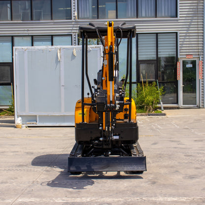 Foreign trade export HT13 small crawler excavator exported to Russia mini excavator for home yard trenching