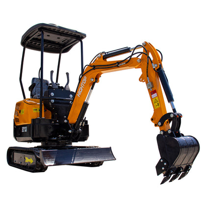 Foreign trade export HT13 small crawler excavator exported to Russia mini excavator for home yard trenching