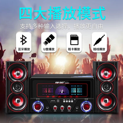 Schenko home computer audio home TV bluetooth wooden speaker 2.1 desktop cinema hif subwoofer wholesale