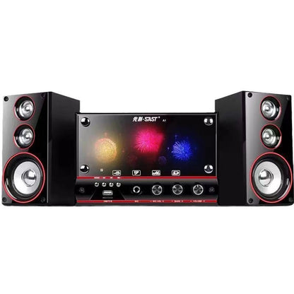 Xianke Computer Audio Desktop Home Overweight Subwoofer Desktop Notebook 2.1 Active Game Bluetooth Speaker
