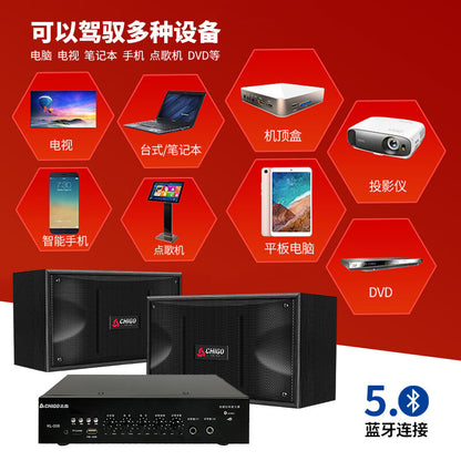 Zhigao new professional 6.5-inch family KTV card holder audio suit karaoke Conference dance room subwoofer
