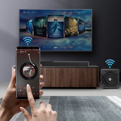 Hoxen E-5005T Huaxing 2025 New Sound Column Strip Multimedia Connection Bluetooth Speaker Sound Bar Manufacturer