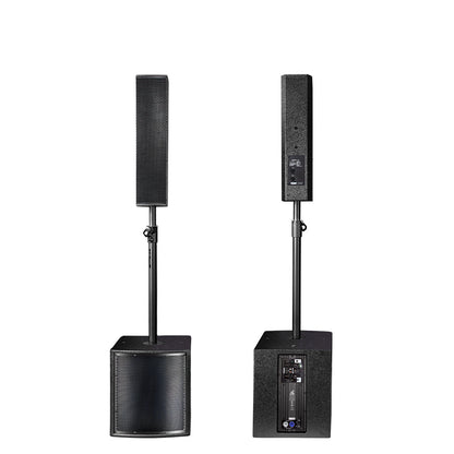 Hot-Selling Active Column Speakers with Built-In Dsp Module, Column Audio, 12inch Subwoofers, 4*4inch Banquet Hall Weddings