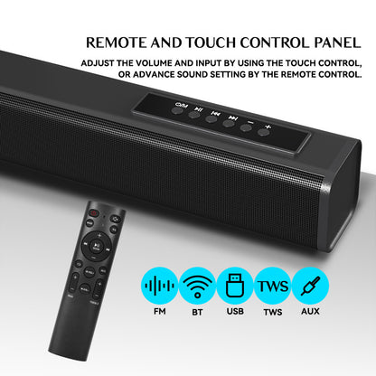 Cross-Border Export Sound Heater Subwoofer Home Theater Projector TV Speaker Feedback Wall Bluetooth Stereo