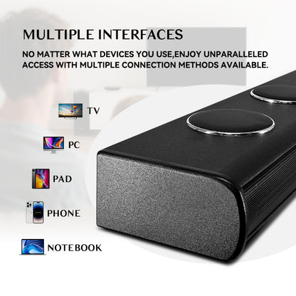 Cross-Border Wholesale Echo Wall Bluetooth Speaker High-Power Desktop Home Theater-Grade TV Wall Hanging Sound Heater Audio
