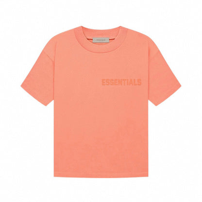 ESSENTIALS Children's Pure Cotton Short-sleeved T-shirt Summer High School Children's Summer Dress Fashionable Brand Fried Street T-shirt Western Style Children's Dress